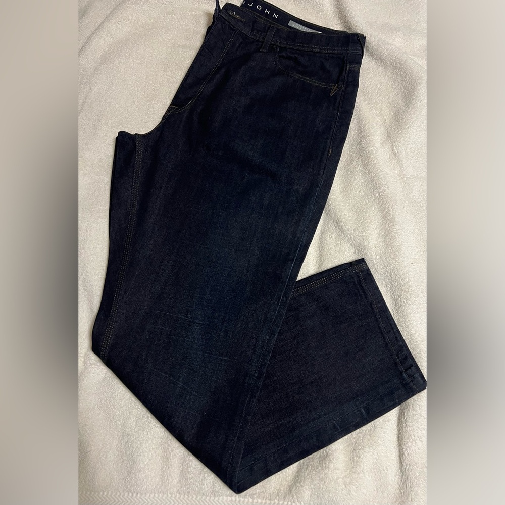 Sean John Blue Straight Leg Jeans with Classic Denim
